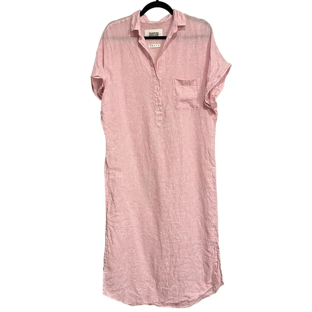 grayson linen dress She's here! Our long-awaited full length Artist Dress. Equal parts easy  going and luxe!
